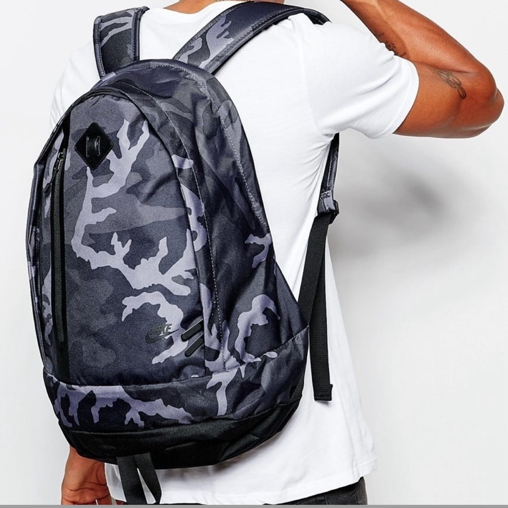 Nike Cheyenne Backpack Print Gray black carbon Camouflage Laptop Camo Unisex Bag
